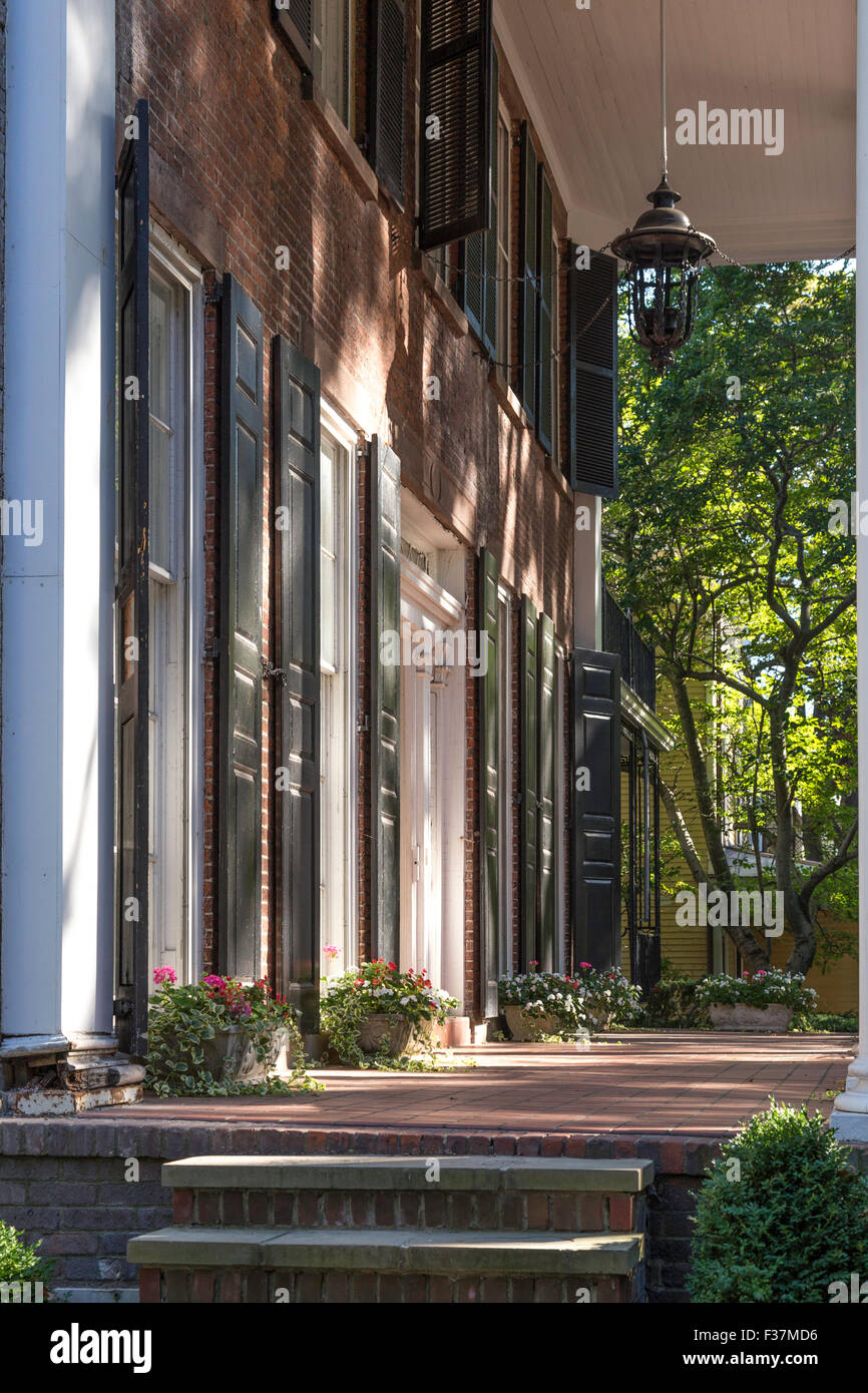 Der Admiral House, Nolan Park, Governors Island, New York City, USA Stockfoto