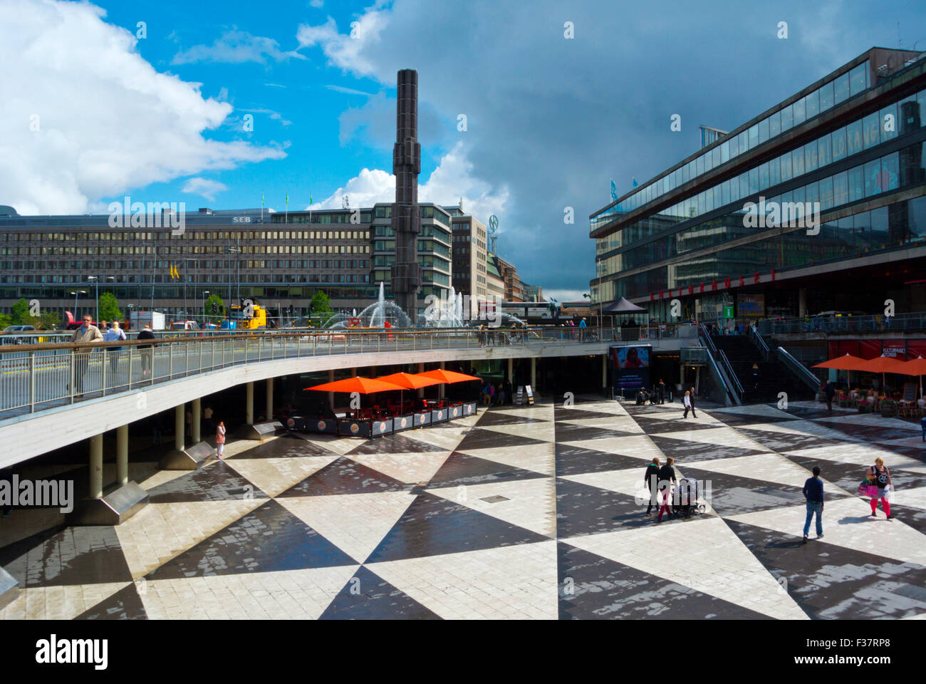 Sergels Torg, aka Plattan, Stockholm, Schweden Stockfoto