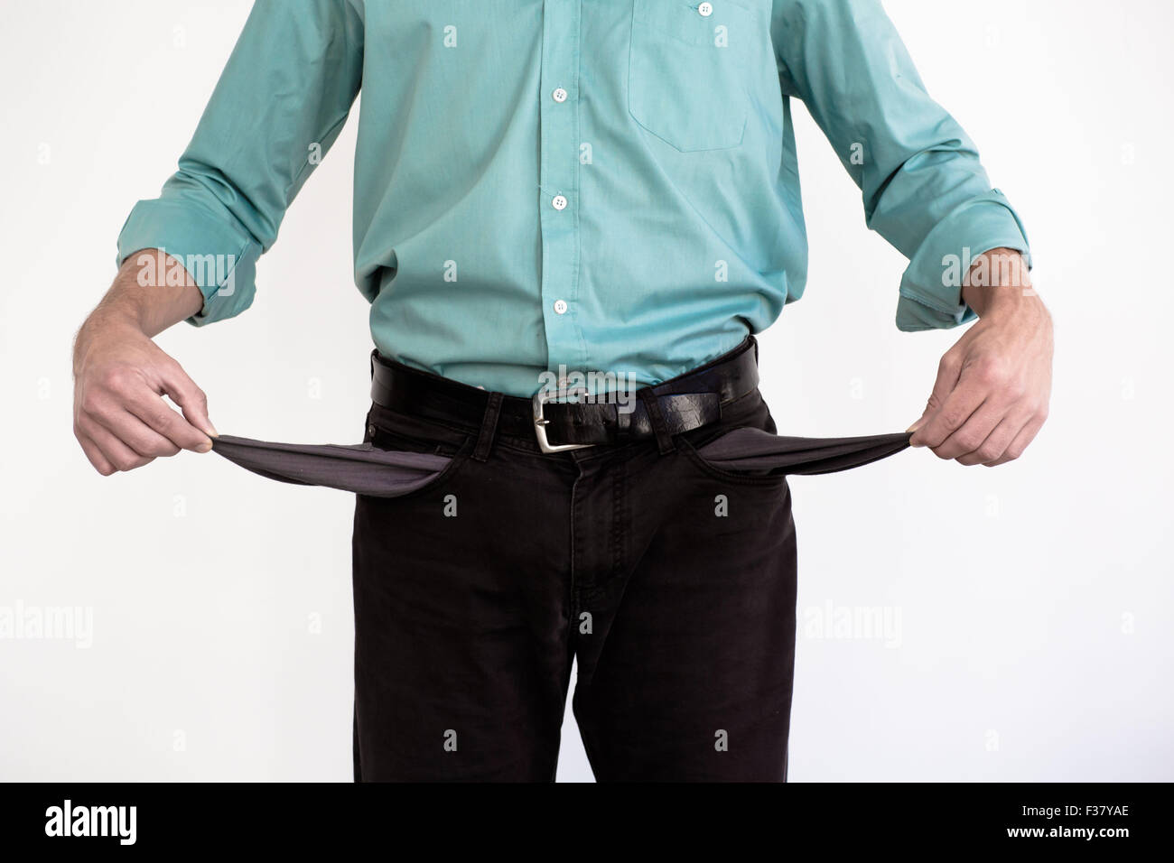 Geldprobleme. Stockfoto