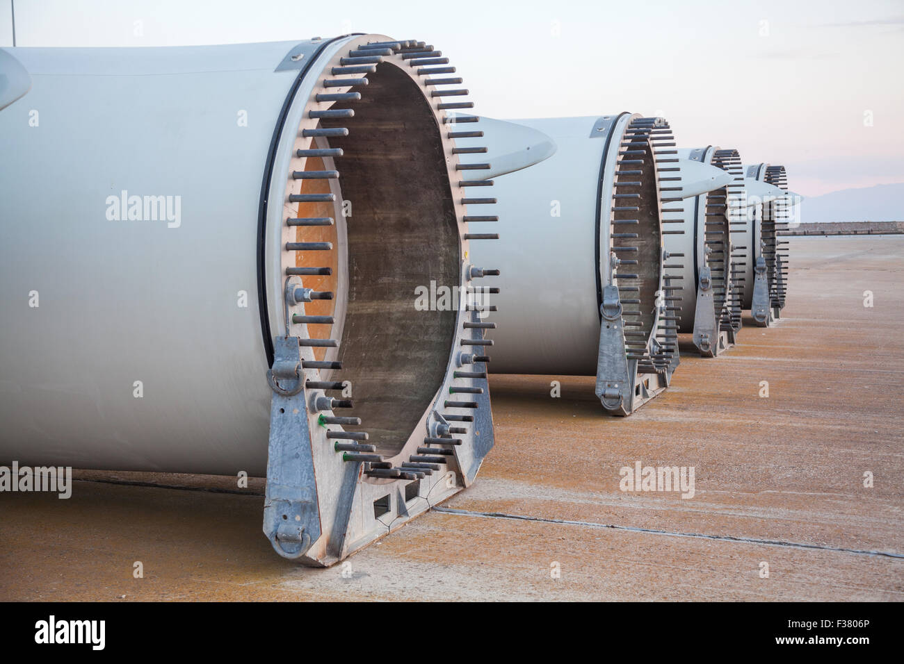 Windkraftanlage Stockfoto