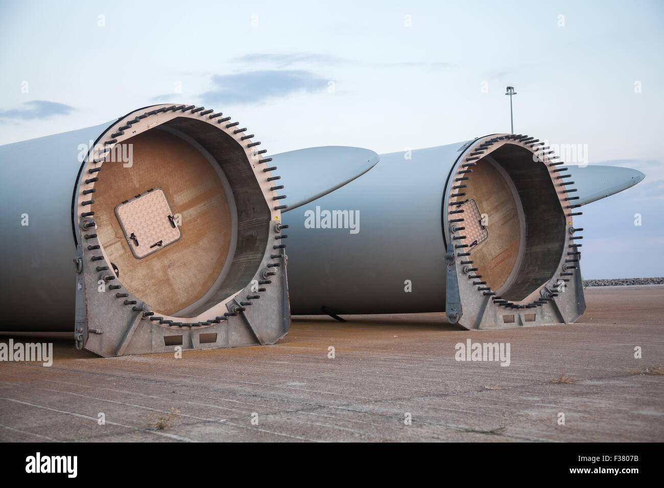 Windkraftanlage Stockfoto