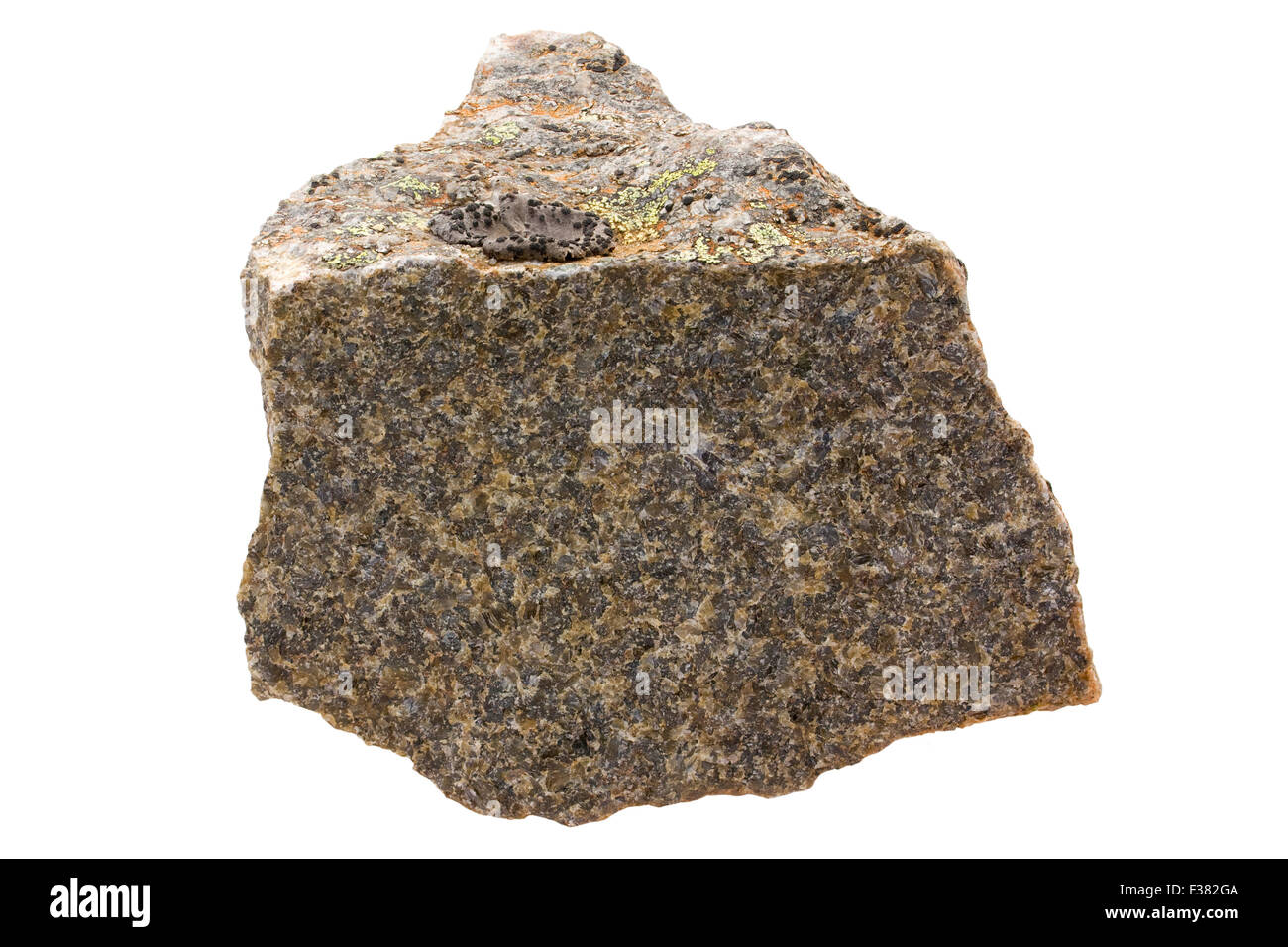 Charnockite (Orthopyroxene Granit) Stockfoto