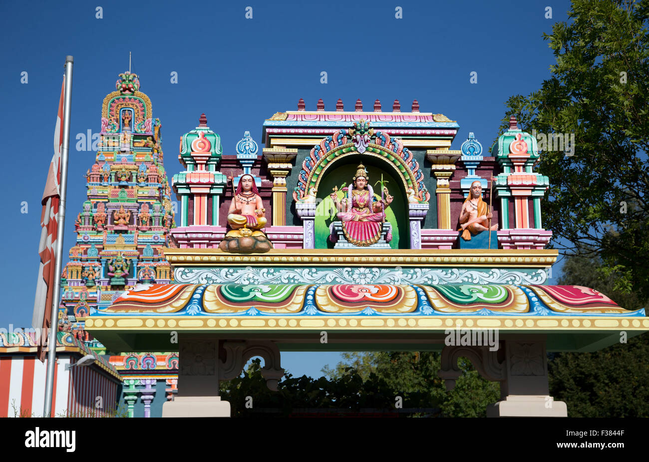 Hindu Temple Hamm Germany Stockfotos und -bilder Kaufen - Alamy