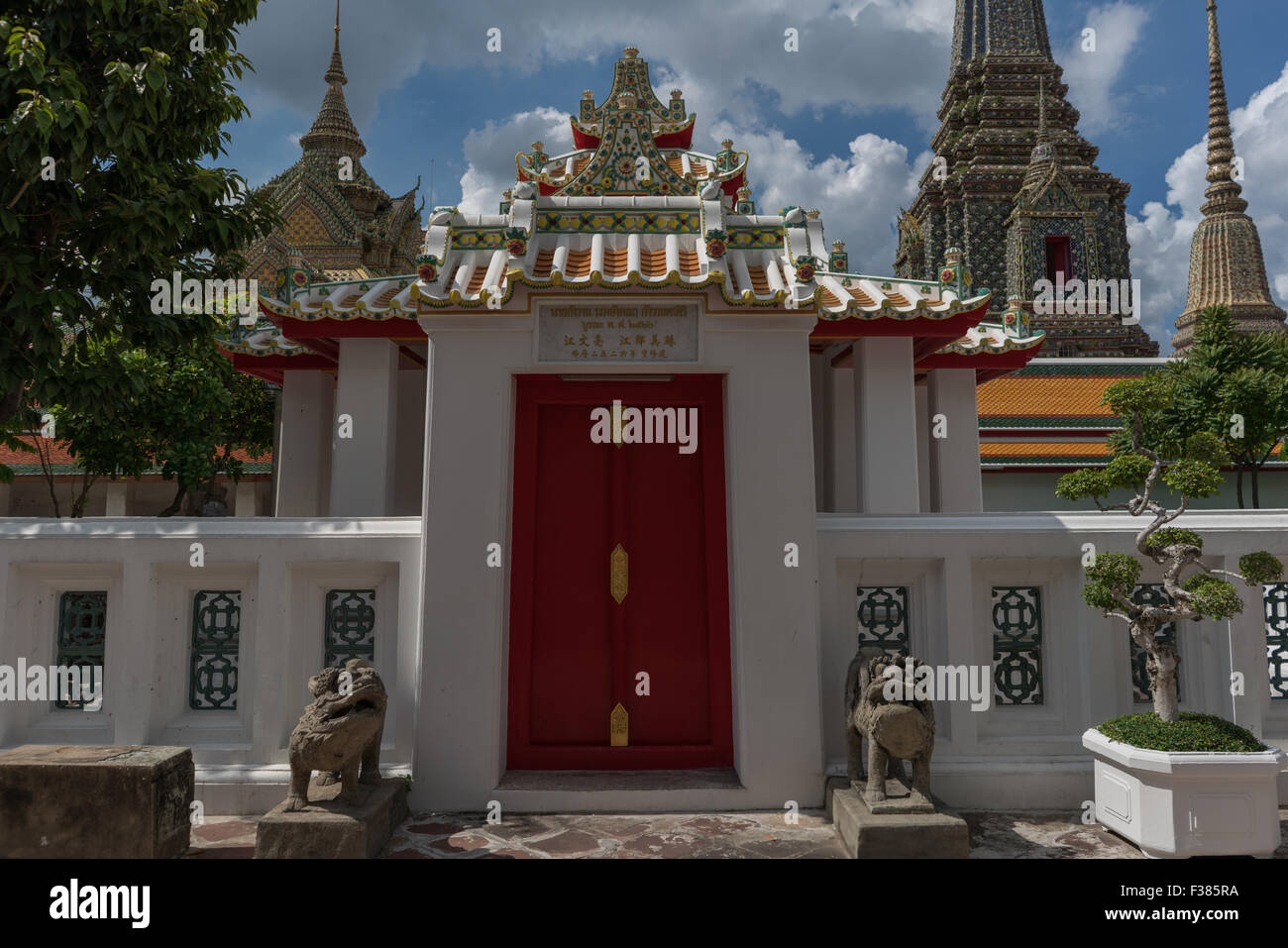 Wat Po Tempel in Bangkok, Thailand Stockfoto