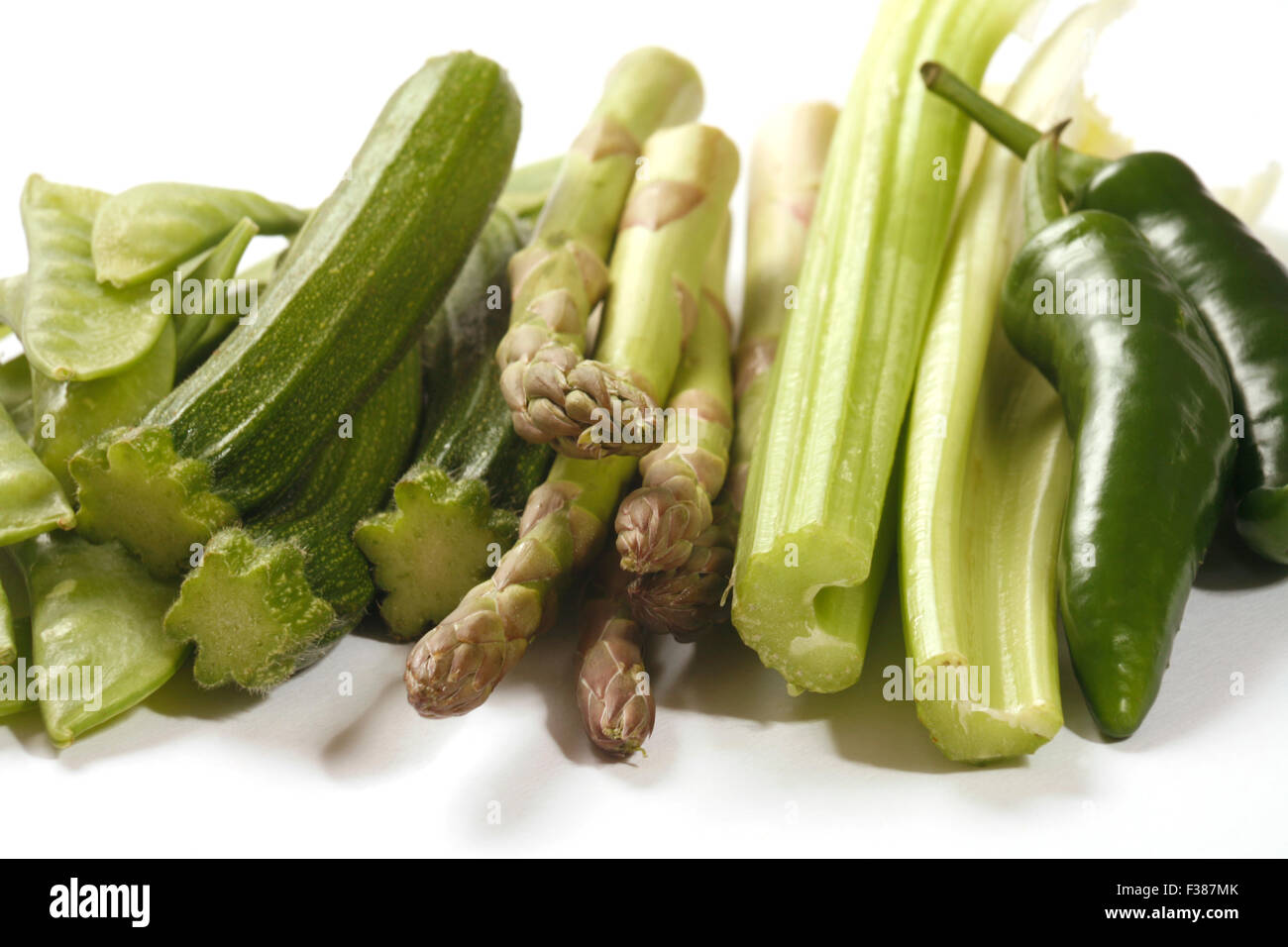 Grünes Gemüse Stockfoto