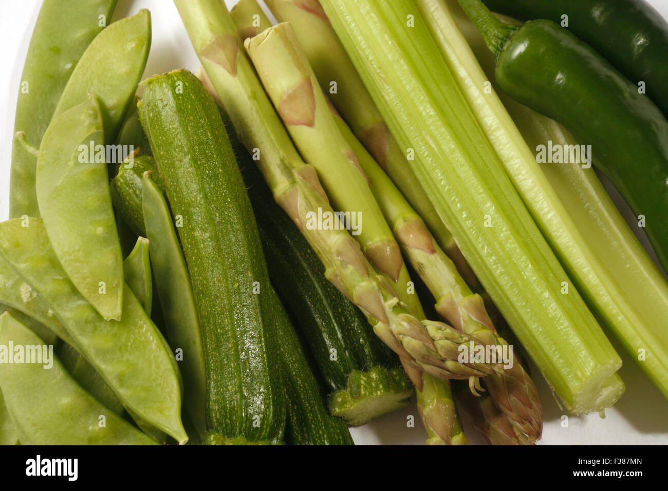 Grünes Gemüse Stockfoto