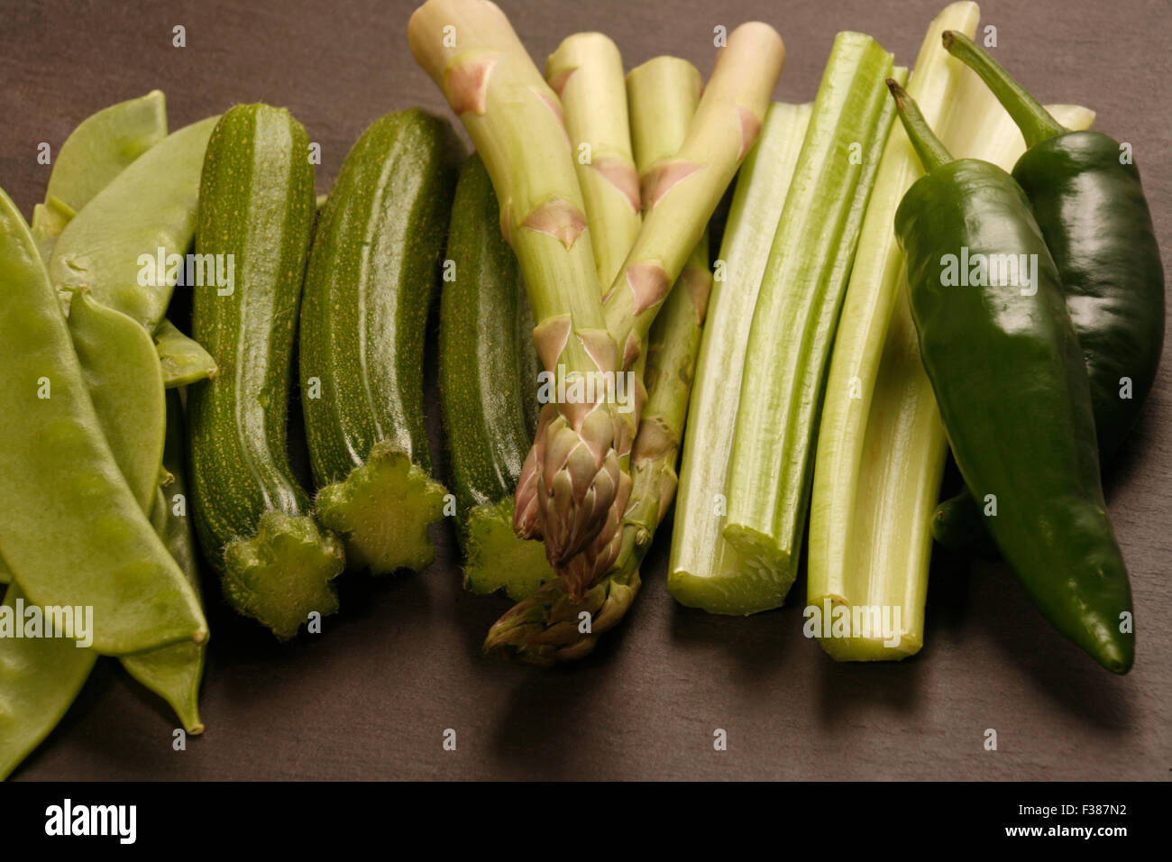 Grünes Gemüse Stockfoto