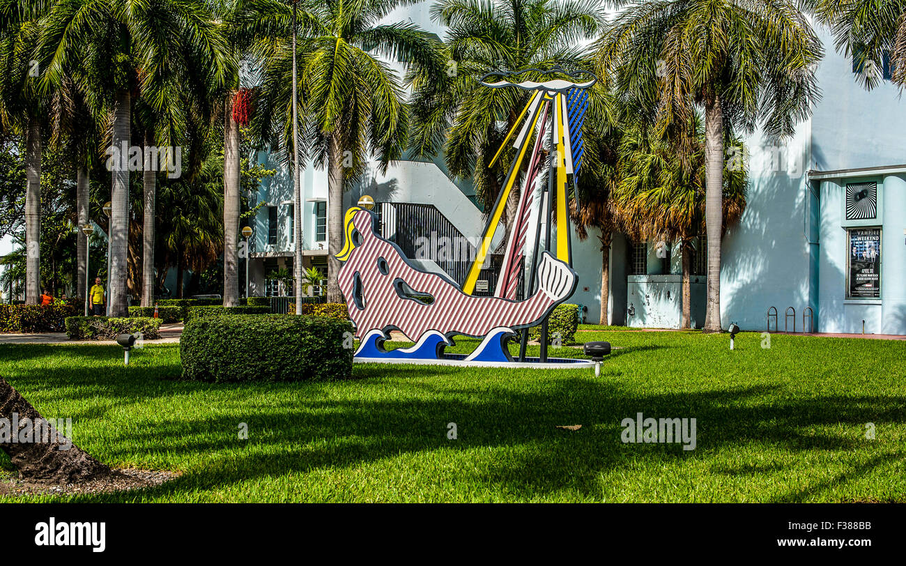 Florida Miami Beach New World Center, Concert Hall-Bereich Stockfoto