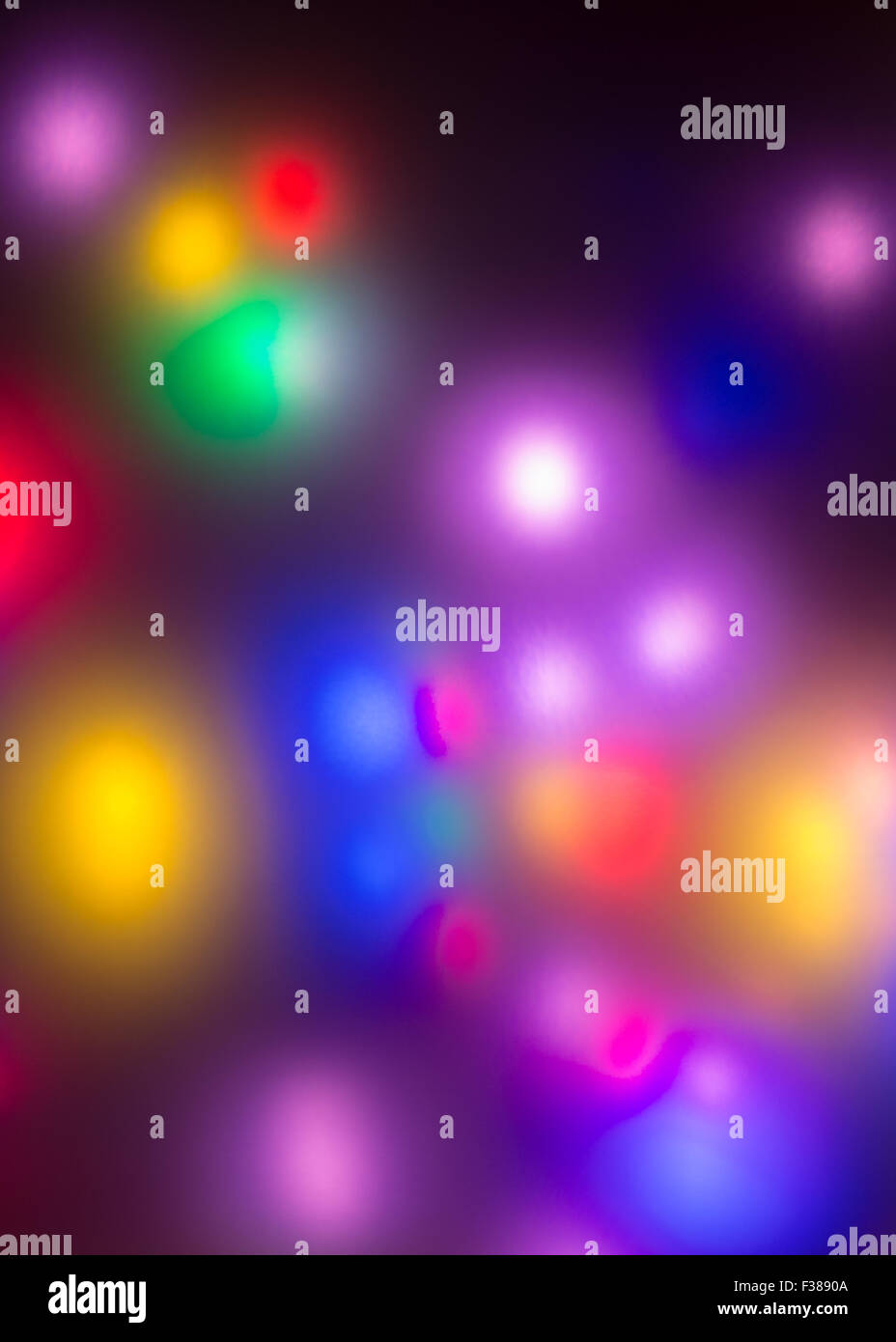 Neon Lichter Hintergrund - bunte Stockfoto
