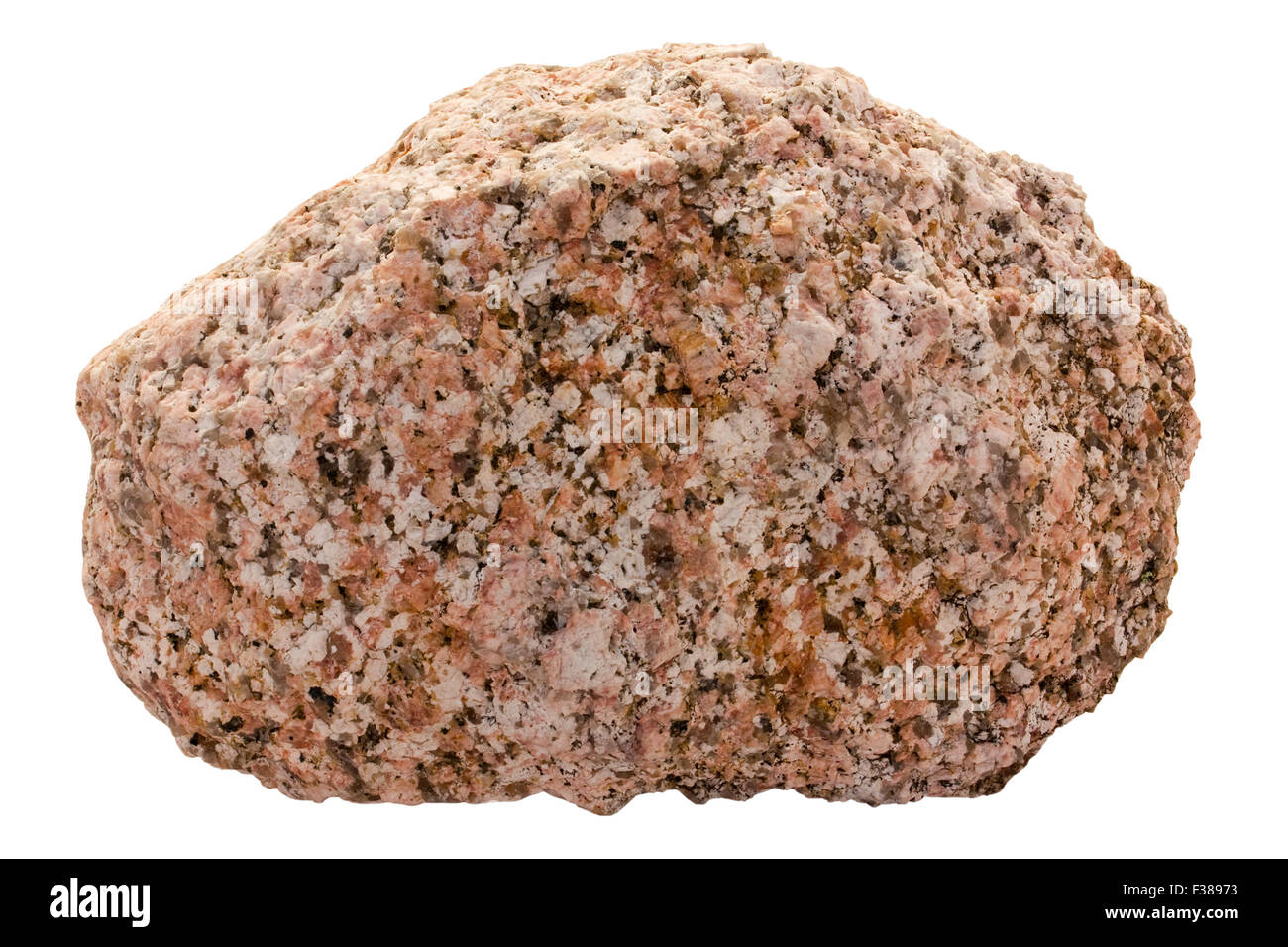 Monzogranite (etwa gleiche Menge Alkali und Plagioklas-Feldspat) Stockfoto