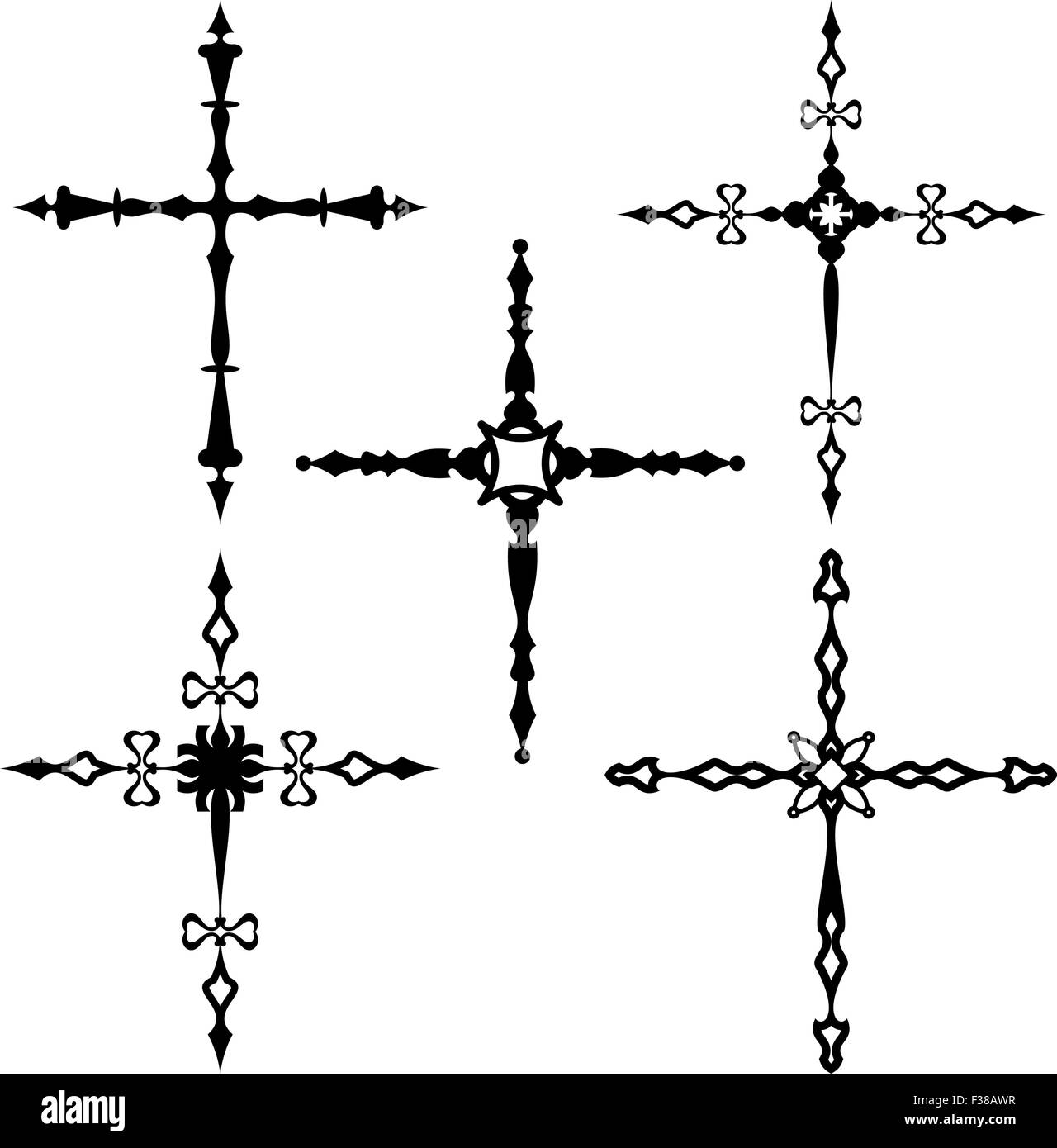 Überqueren Sie Vektorgrafiken Christian Design Stock Vektor