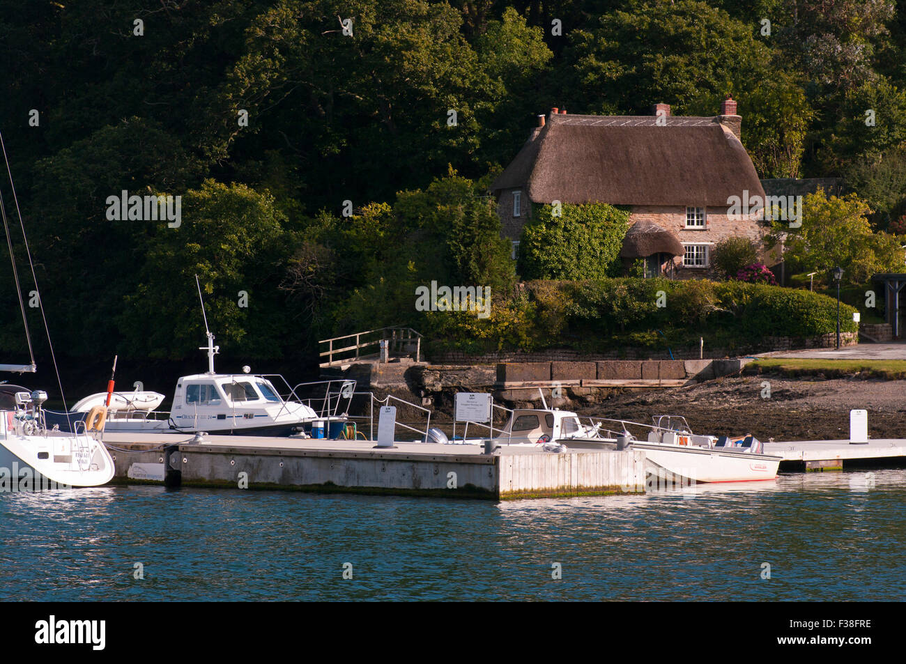 Schmuggler-Hütte auf The Roseland Halbinsel Cornwall England UK Stockfoto