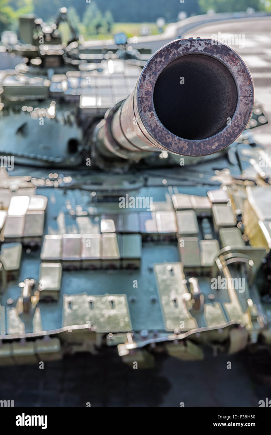 Der Haupttank t-64 der ukrainischen Armee. Gegründet in den frühen entspricht in Kharkiv Morozov Design Bureau Stockfoto Der Haupttank t-64 der ukrainischen Armee. Gegründet in den frühen entspricht in Kharkiv Morozov Design Bureau Stockfoto