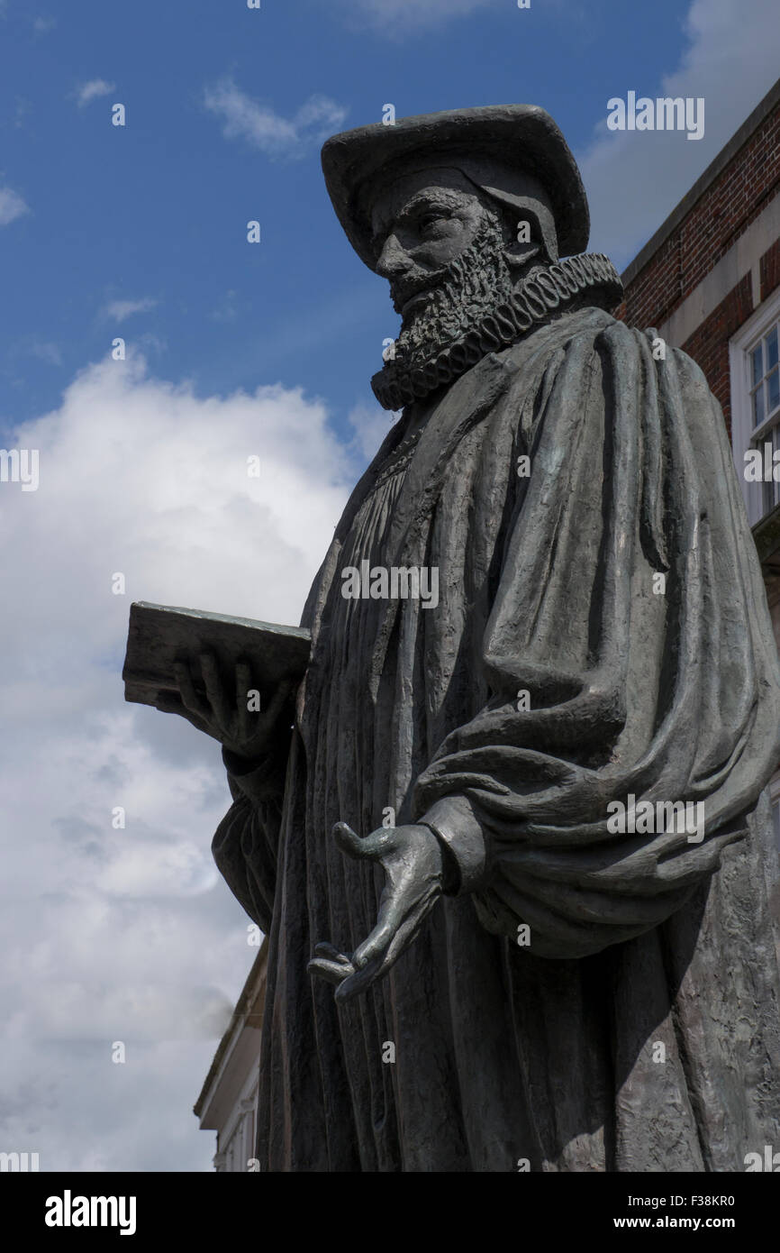 Der Guildfordian George Abt wurde 1562 geboren.  Der Sohn von einem Guildford Clothworker, erhielt er eine kostenlose Ausbildung an der Royal G Stockfoto