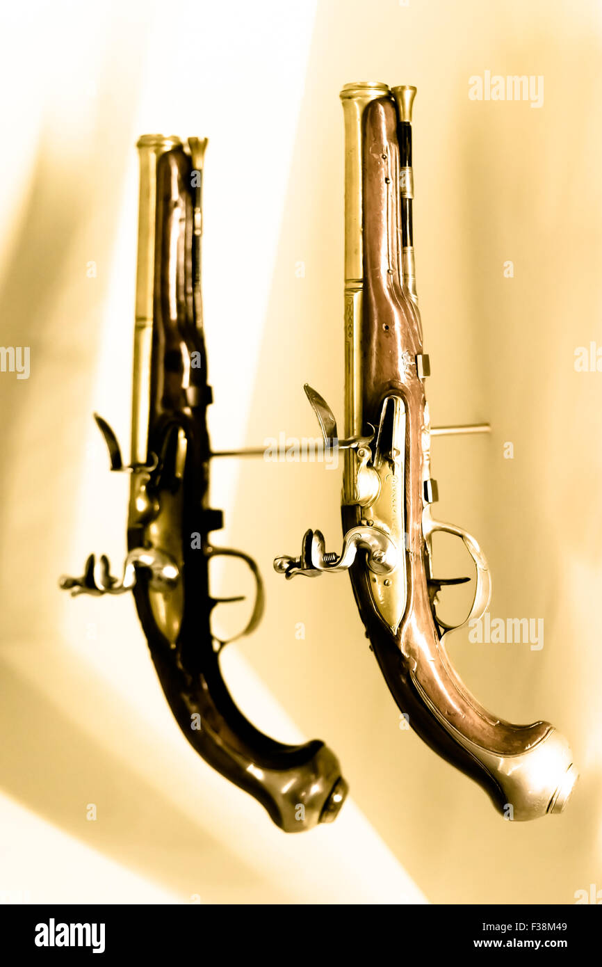 alte Waffen Stockfoto