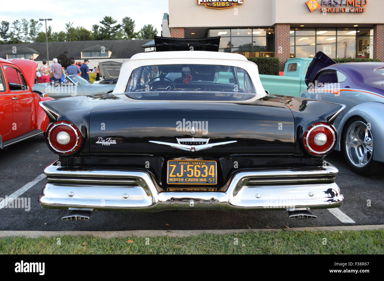 1957 Ford Fairlane 500 Cabrio. Stockfoto