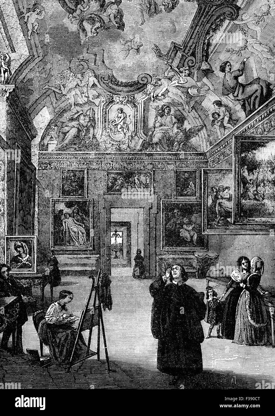 Der Palazzo Borghese, ein Palast in Rom, Italien, und der Hauptsitz der Borghese. Stockfoto