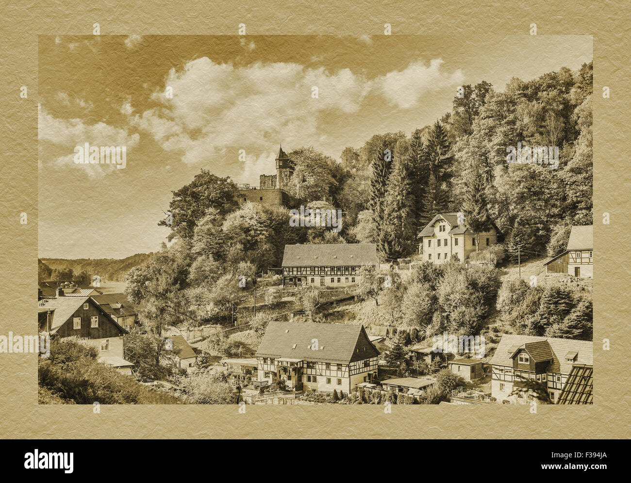 Untere Rathen (Niederrathen) ist ein Teil des Health Resort Rathen