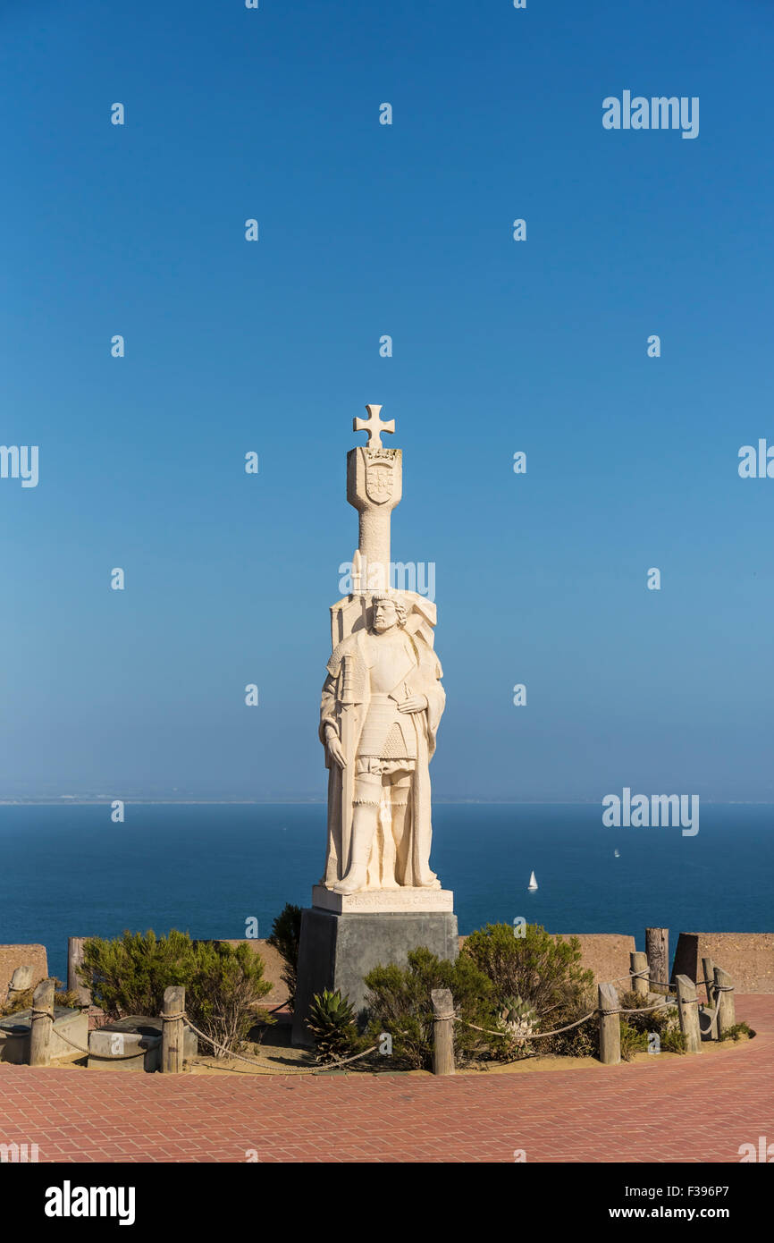 Juan Rodríguez Cabrillo-Statue am Cabrillo National Monument auf Point Loma in San diego Stockfoto Juan Rodríguez Cabrillo-Statue am Cabrillo National Monument auf Point Loma in San diego Stockfoto