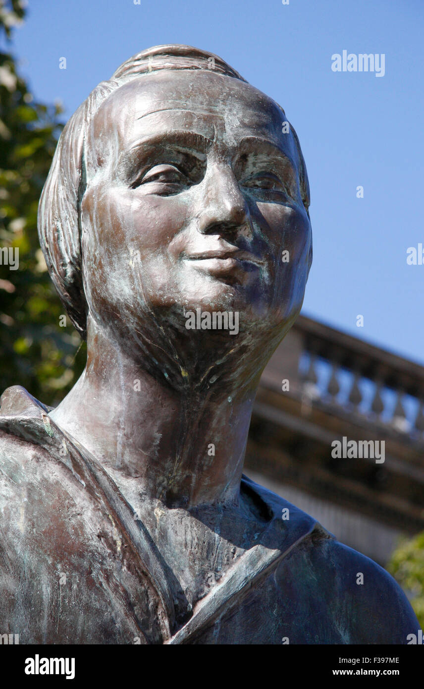 Heinrich HeineStatue, Unter Den Linden, BerlinMitte Stockfotografie