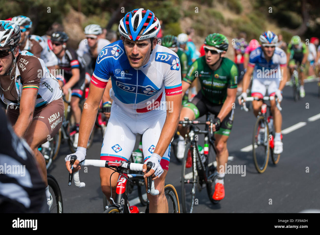 Profi-Radsport: La Vuelta Ciclista a España 2015 Stockfoto