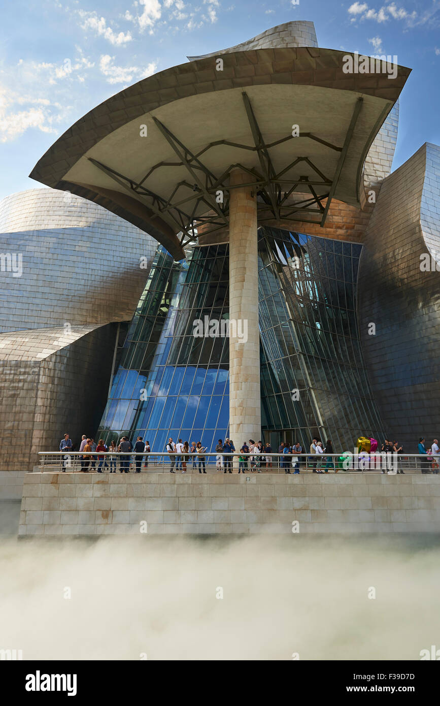 Guggenheim Museum, Bilbao, Vizcaya, Baskisches Land, Spanien, Europa Stockfoto