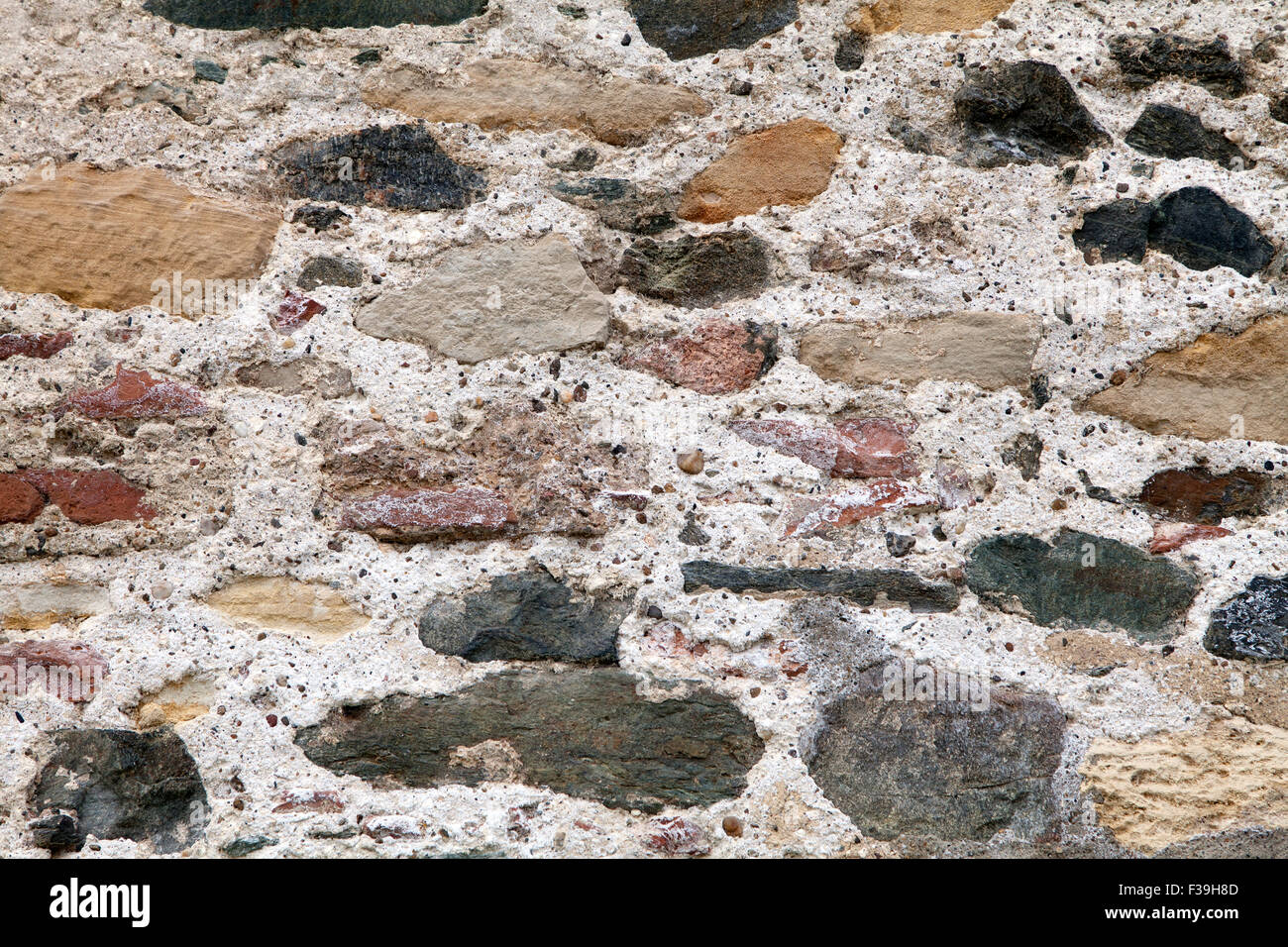 Alten verwitterten Steinwand für Hintergrund oder Textur Stockfoto Alten verwitterten Steinwand für Hintergrund oder Textur Stockfoto