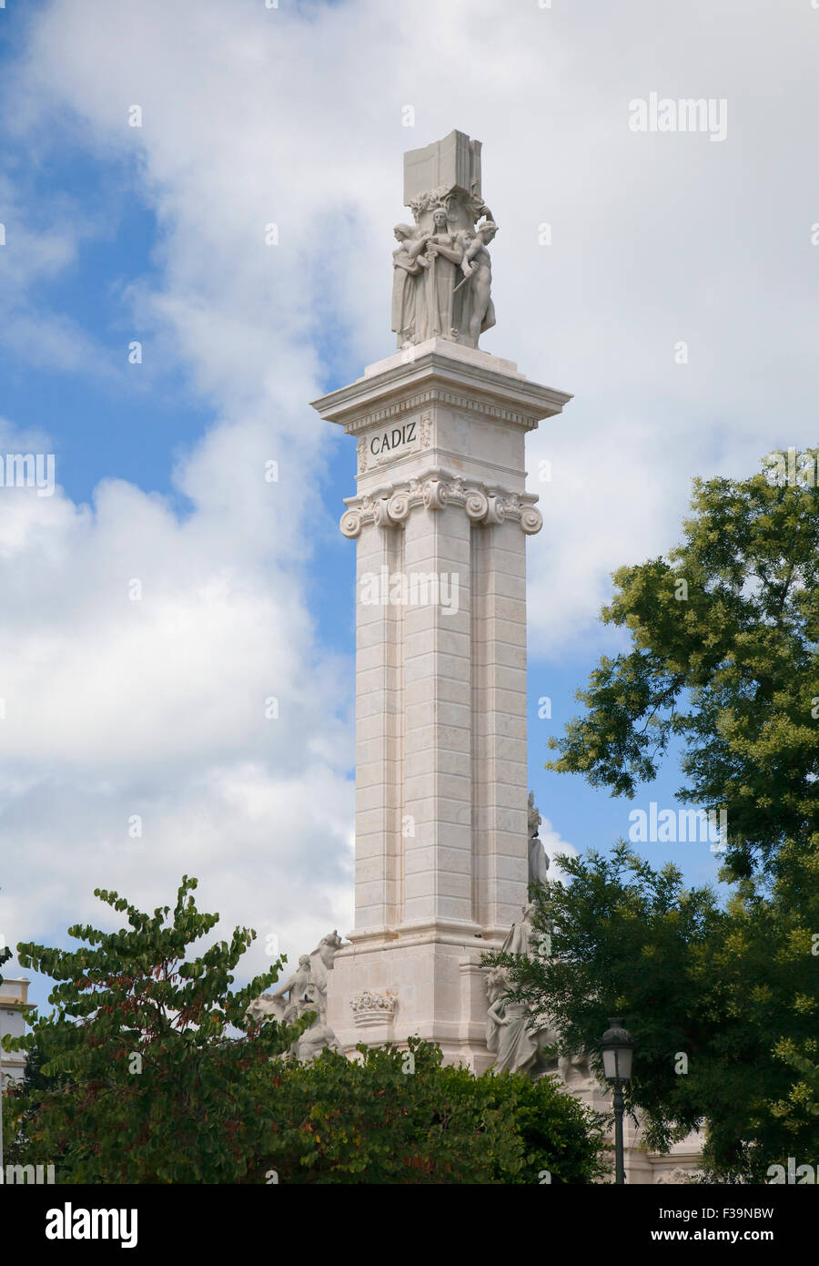 Denkmal der Verfassung in Cadiz, Spanien Stockfoto