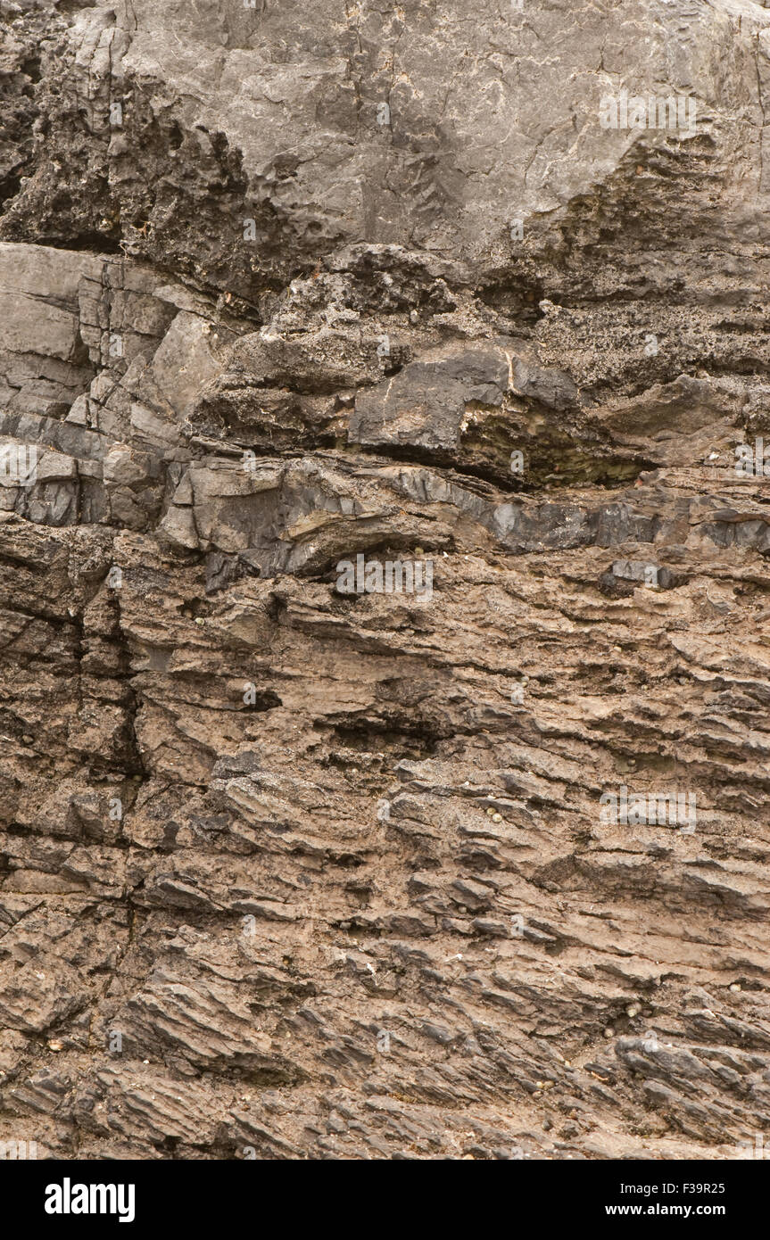Durness Kalkstein Balnakeil Bay Stockfoto