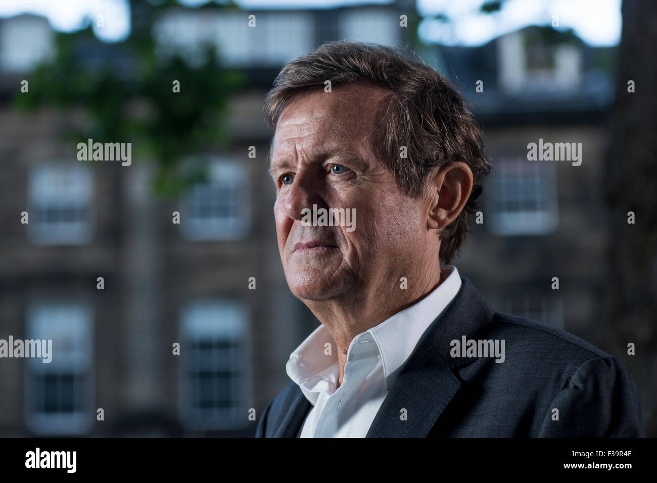 Englischer Dramatiker, Drehbuchautor und Theater- und Filmregisseur Sir David Hare. Stockfoto