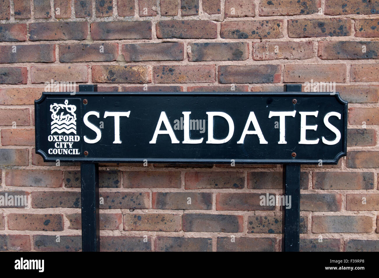 St. Aldates Straße Zeichen, Oxford, England, UK Stockfoto