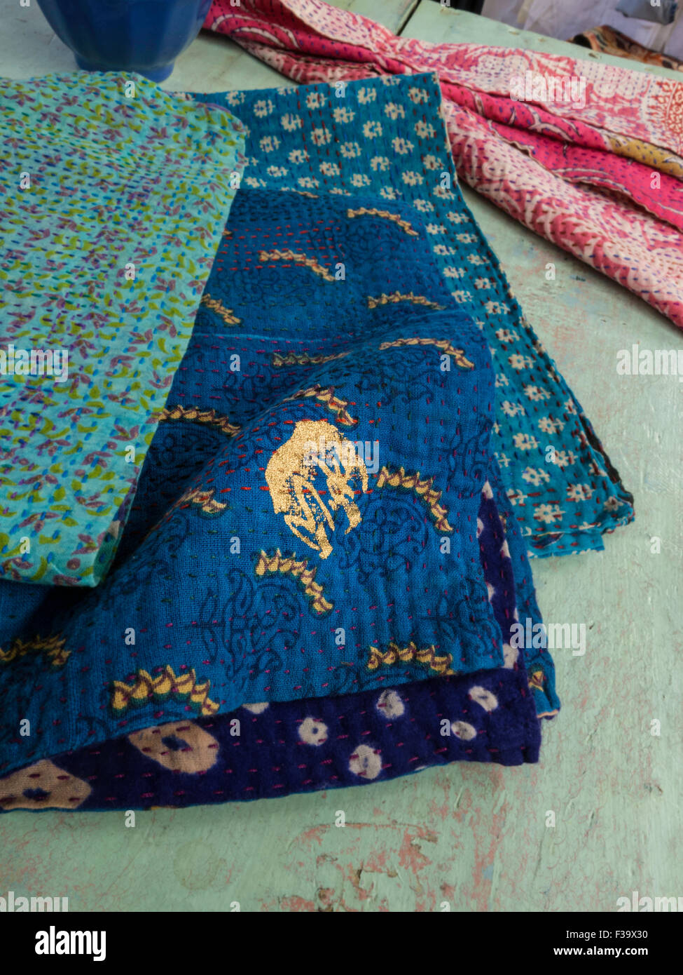 Mieko Mintz Designer Kantha Products, USA Stockfoto