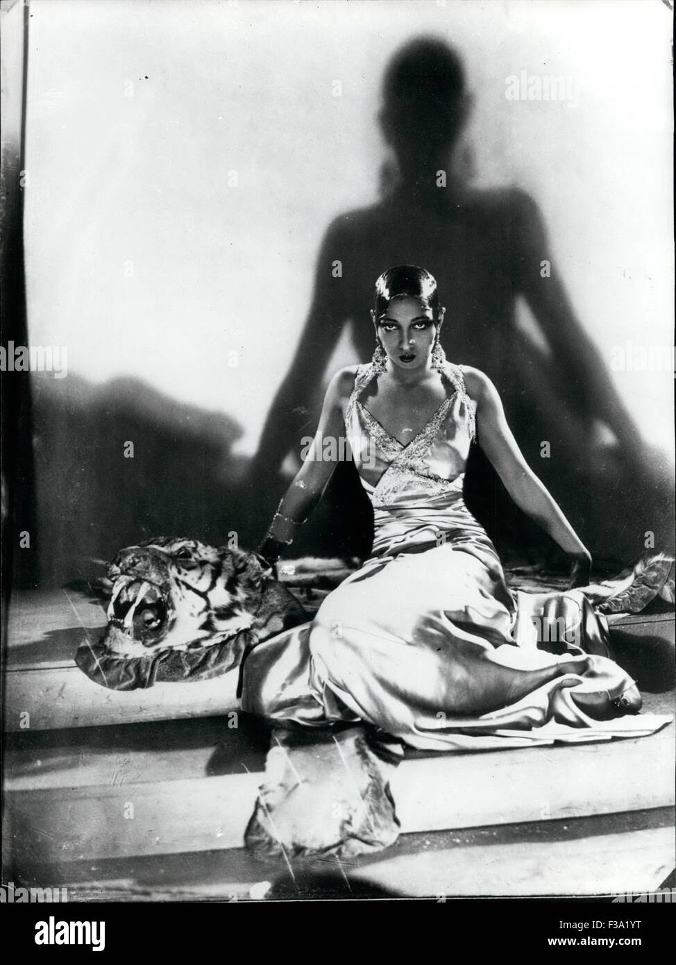 19. Dezember 1958 - Josephine Baker © Keystone Bilder USA/ZUMAPRESS.com/Alamy Live-News Stockfoto