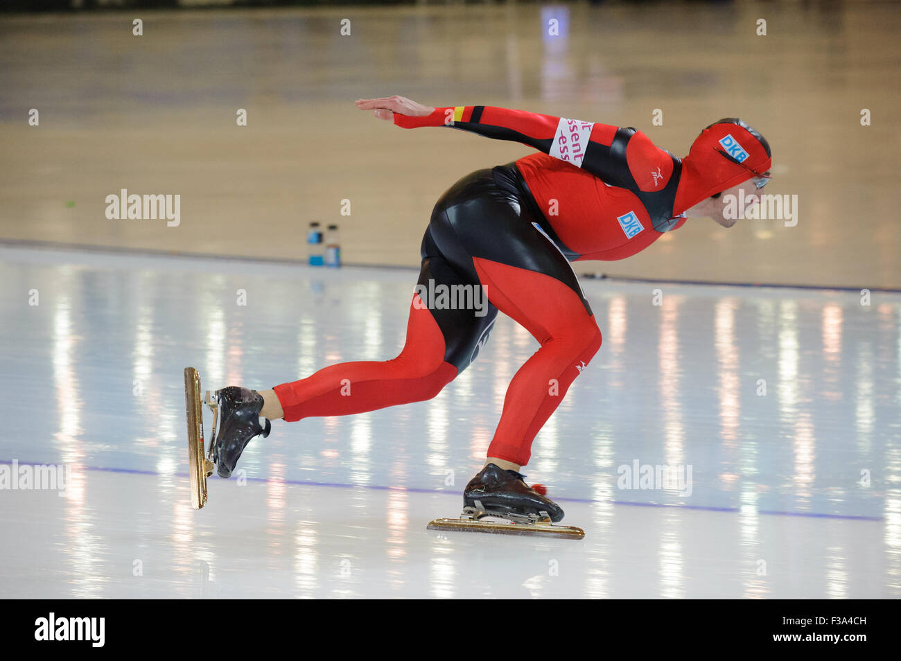 ESSENT ISU Weltmeisterschaften einzelne Entfernung EISSCHNELLLAUF, RICHMOND OLYMPIC OVAL, BRITISH COLUMBIA, Kanada, März 2009 - Herren Stockfoto