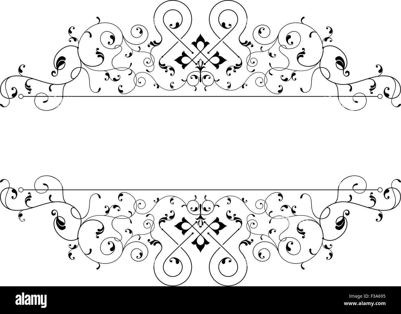 Frame Border Design Vektorgrafiken Stock Vektor