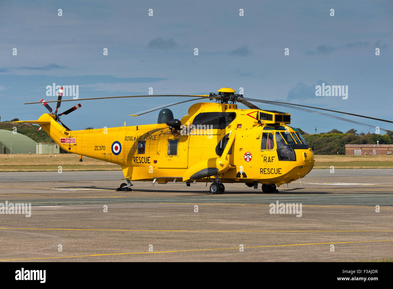 Sea King ZE 370 Raf Valley Anglesey North Wales Uk Stockfoto