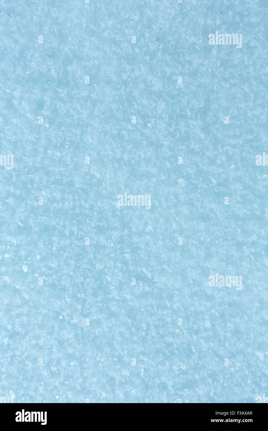 Snow Crystals Nahaufnahme. Verschneiten Hintergrund. Stockfoto
