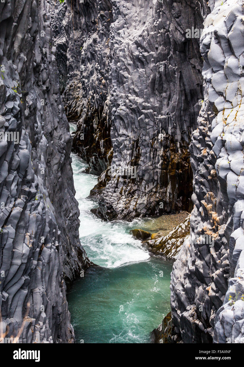 Alcantara Schlucht Sizilien