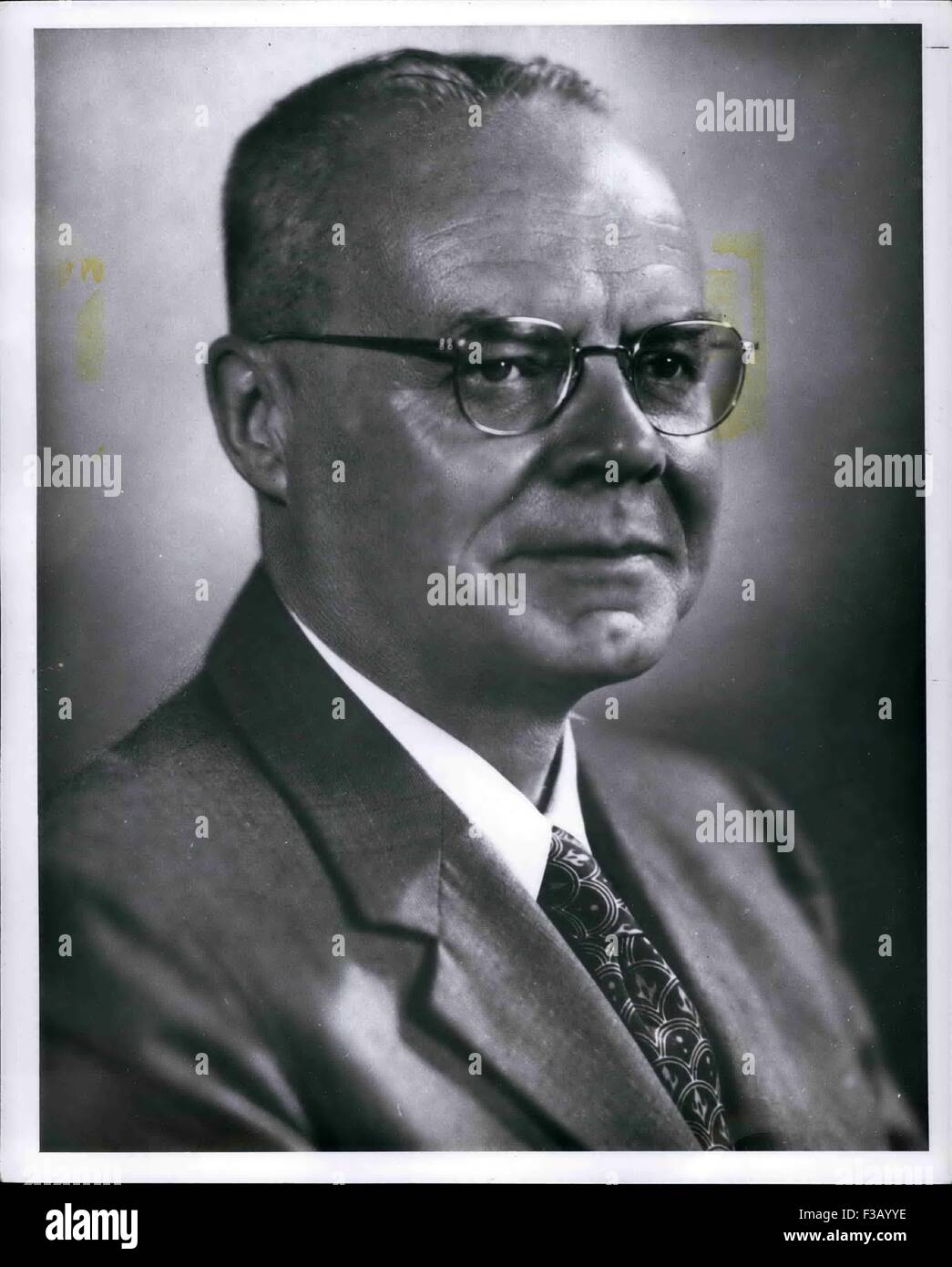 3. Januar 1956 - Dr. Otto Struve (1897-1963). Gründer des McDonald-Observatoriums. Leiter der Yerter und McDonald-Observatoriums. (1931 - 1947) (Kredit-Bild: © Keystone Presseagentur/Keystone USA über ZUMAPRESS.com) Stockfoto