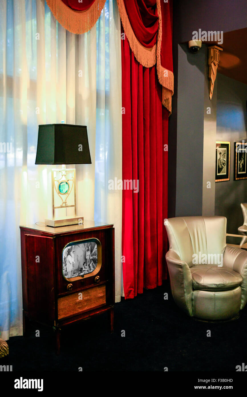 Lobby-Interieur von Heartbreak Hotel in Memphis, Tennessee Stockfoto