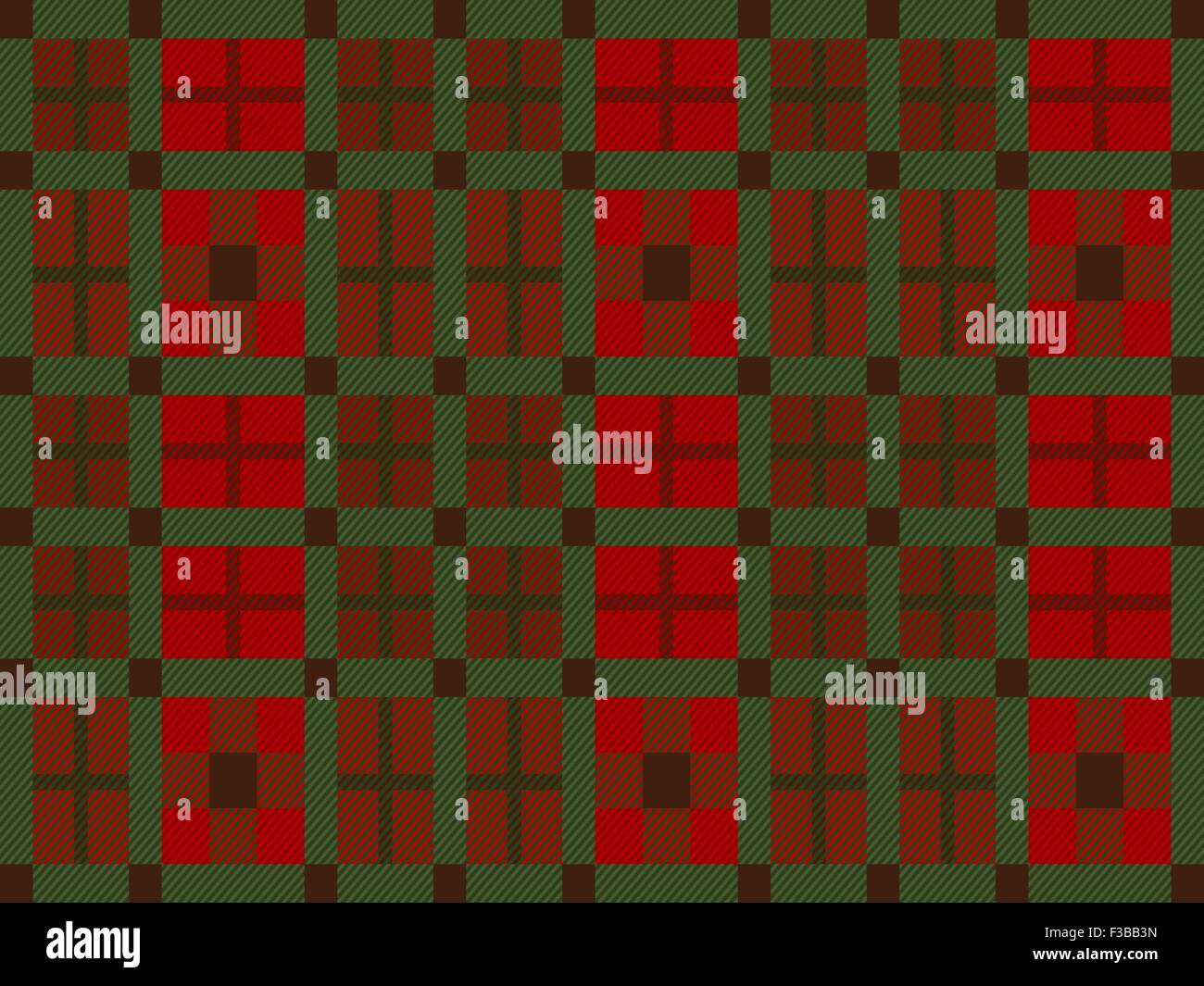 Nahtlose karierten Stoff Muster Hintergrund. Vektor-Illustration. Stock Vektor