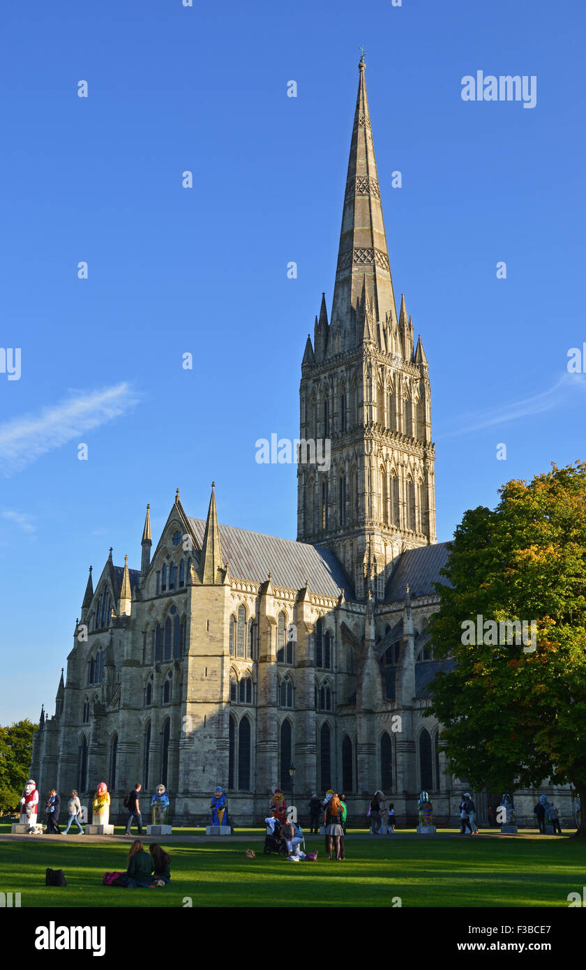 Kathedrale von Salisbury feiern die Magna Carta Stockfoto