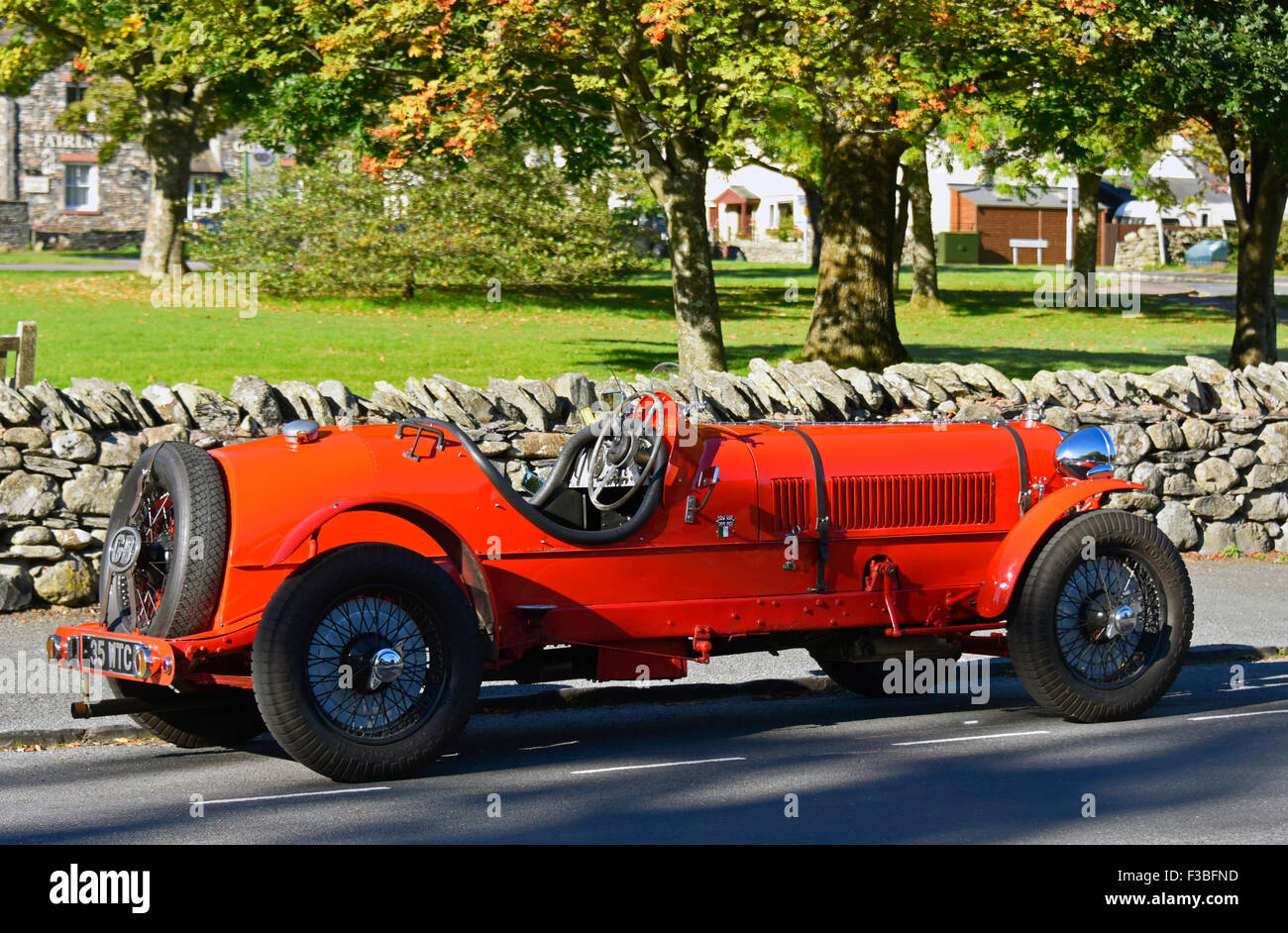 Sänger-Motoren Sportwagen. Stockfoto