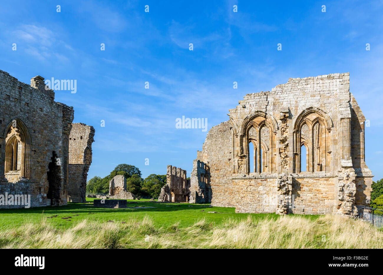 Die 12thC Prämonstratenser Egglestone Abtei, in der Nähe von Barnard Castle, County Durham, England, UK Stockfoto
