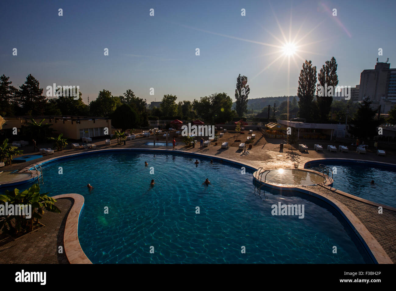 Thermische Aqua-Park in Baile Felix Romania Sommer 2015 Stockfoto