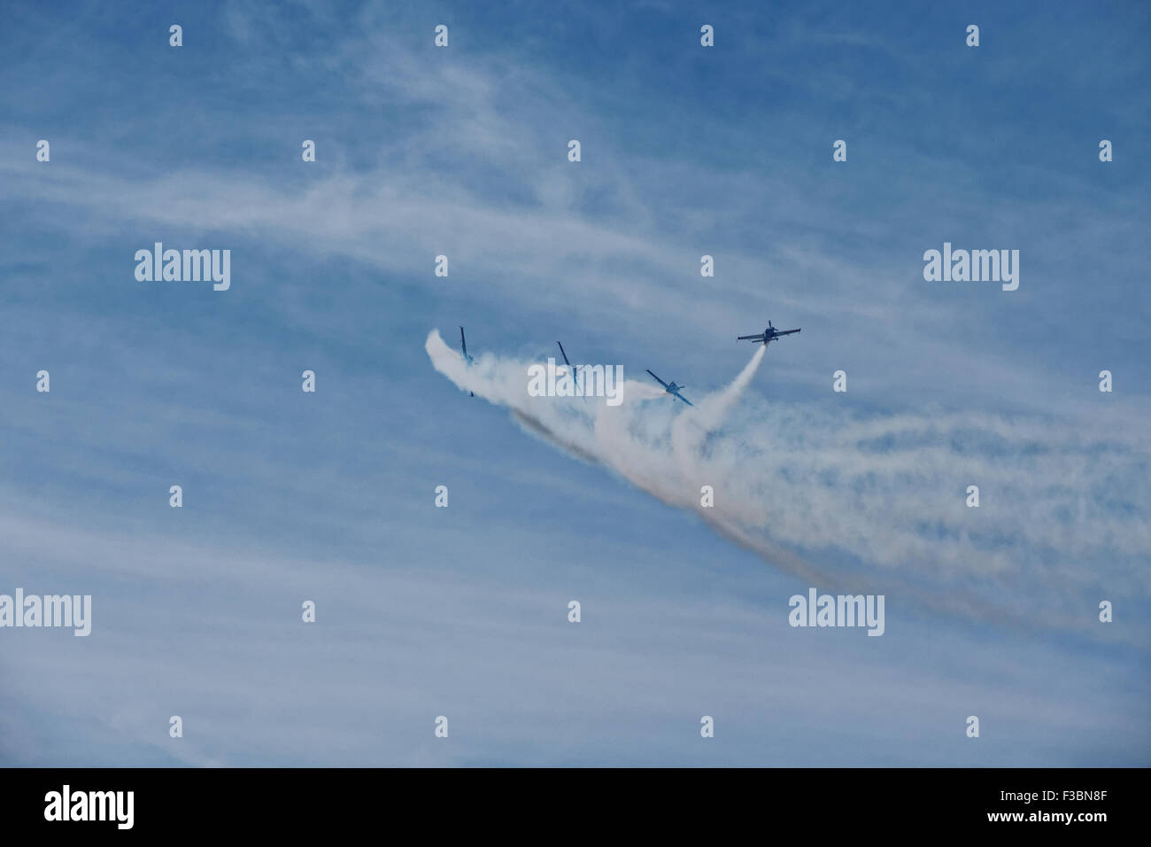 Die Kunstflugstaffel klingen Stockfoto