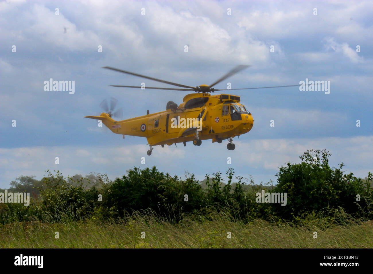 04 Okt 15 - Essex UK - heute Mark am Ende der RAF Such- und Rettungsaktionen OP als die Verantwortung, Bristow Hubschrauber Ltd übertragen Stockfoto