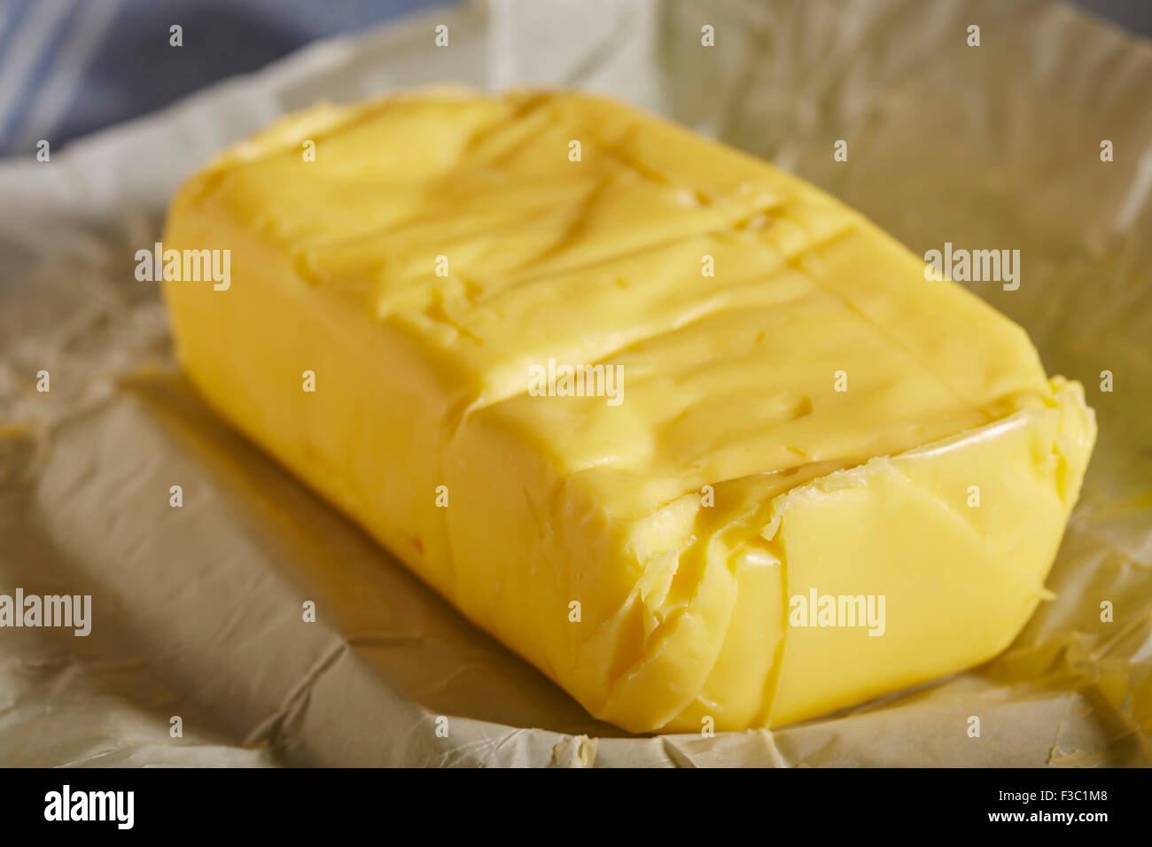 Handwerker, lokale, Grass-fed Butter aus Pennsylvania, USA Stockfoto