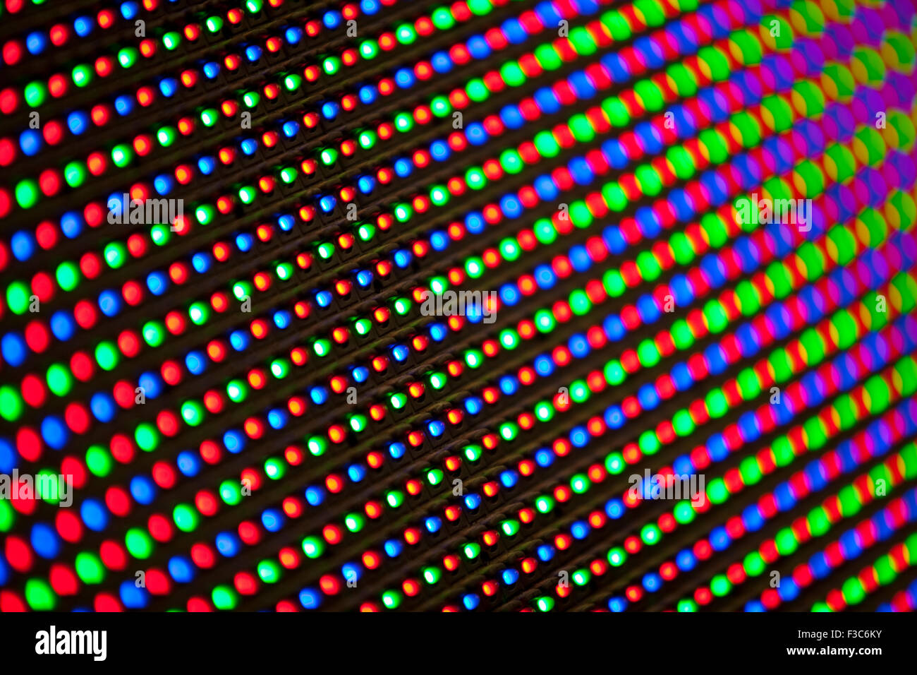 LED-Bildschirm - Lichter Stockfoto