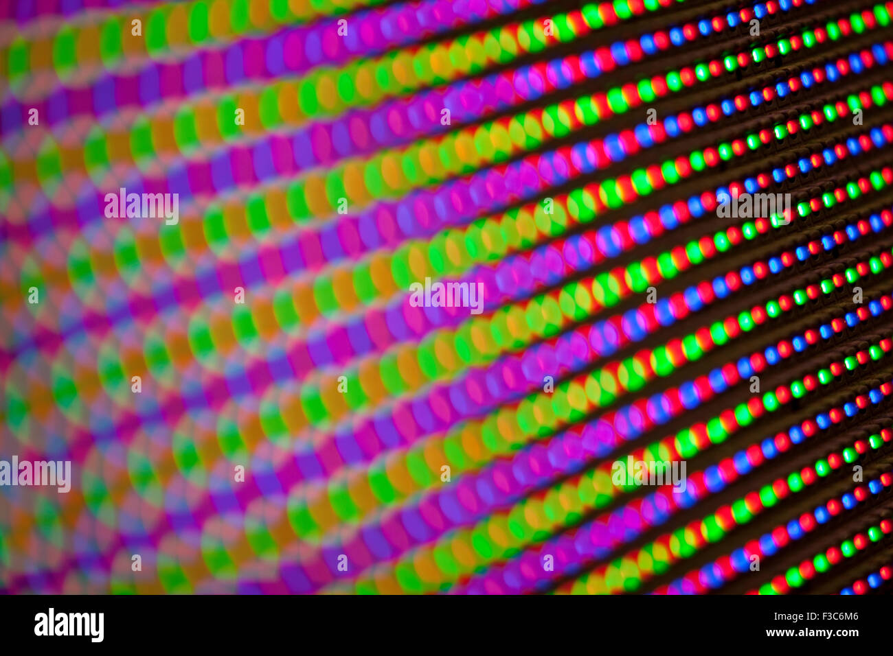 LED-Bildschirm Stockfoto